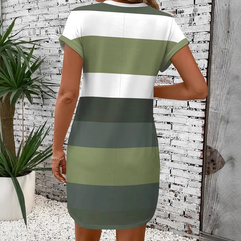 【S-5XL】✨Sukienka damska z okrągłym dekoltem