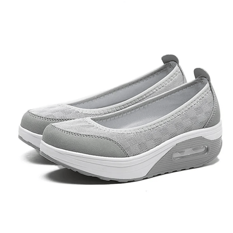 ✨?? Women's everyday comfortable, breathable, shock-resistant orthopedic slip-on sneakers with arch support