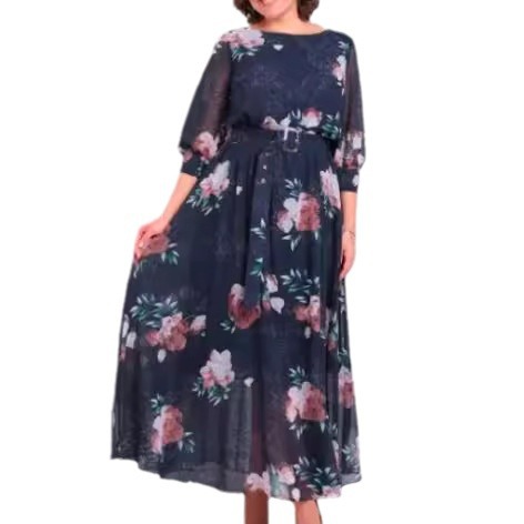 ?【S-5XL】2025 New Spring Print Dress