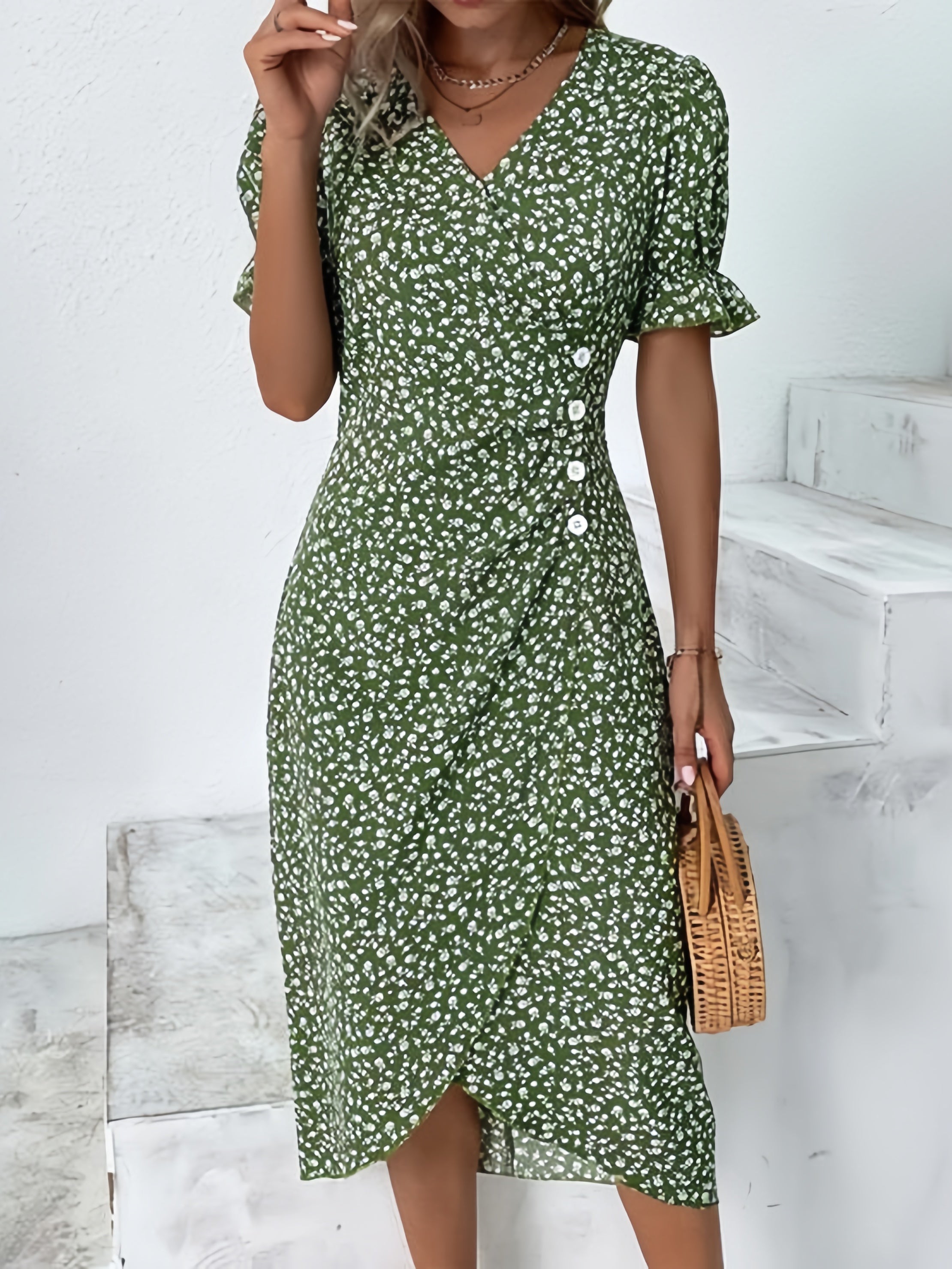 ? Casual Floral Dress