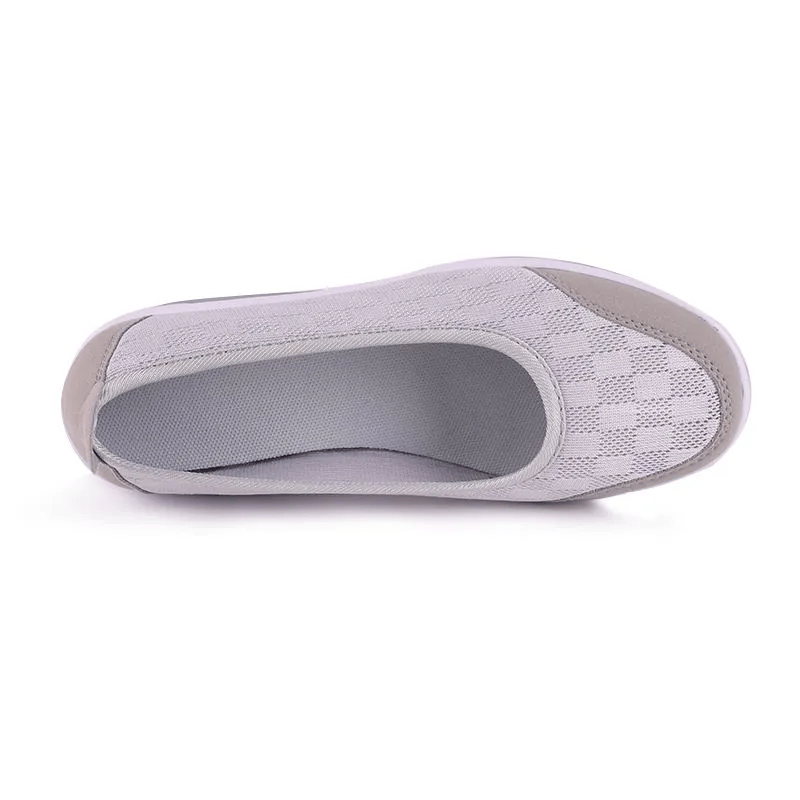 ✨?? Women's everyday comfortable, breathable, shock-resistant orthopedic slip-on sneakers with arch support
