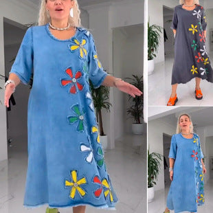 Women's Floral Pattern Dress