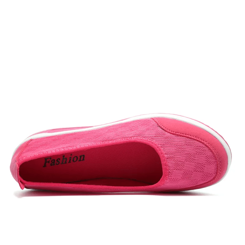 ✨?? Women's everyday comfortable, breathable, shock-resistant orthopedic slip-on sneakers with arch support