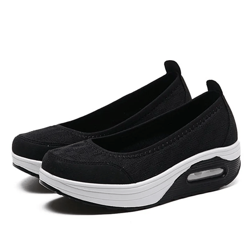 ✨?? Women's everyday comfortable, breathable, shock-resistant orthopedic slip-on sneakers with arch support